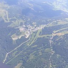 Flugwegposition um 13:33:06: Aufgenommen in der Nähe von Gemeinde St. Michael im Lungau, 5582, Österreich in 2958 Meter